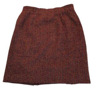 Skirt Emanuel Ungaro Parallele Paris Vintage Bling Brown Size S Made in Italy